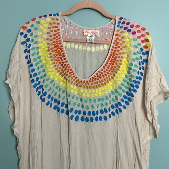 Mara Hoffman Swim Embroidered Coverup M/L - Picture 5 of 9